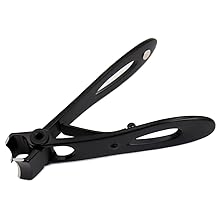 SZQHT Extra Wide Jaw Opening Nail Clippers for Thick Nails Cutter for Ingrown Toenail Clippers & Fingernails Manicure Set,Pedicure Kit,Men & Women(Black)