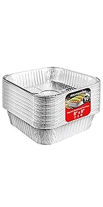 Stock Your Home Aluminum Pans - 15 Pack Disposable Aluminum Foil Trays - Reusable Nonstick Baking Sheets - 16 Inch x 11 Inch