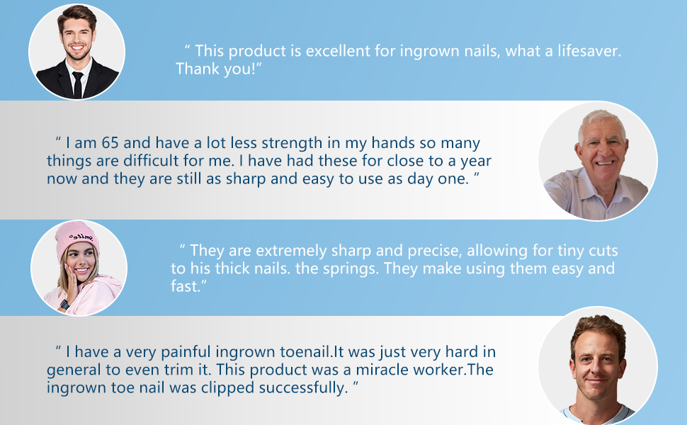 Toe Nail Clipper for Ingrown or Thick Toenails,Toenails Trimmer and Professional Toenail Nipper for Seniors with Stainless Steel Surper Sharp Blades