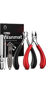 Toe Nail Clipper for Ingrown or Thick Toenails,Toenails Trimmer and Professional Toenail Nipper for Seniors with Stainless Steel Surper Sharp Blades