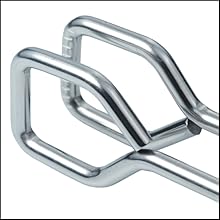 Scissor Style Tongs 10 Inches and 11 Inches Set Stainless Steel Grilling Tongs Hotdog Tongs, Set of 2