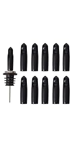 Pour Spouts for Liquor Bottles Speed Pour Pourers with Dust Cap 7+7