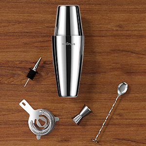 Cocktail Shaker, 27OZ Martini Shaker, Drink Shaker, Cocktail Shaker Set 6 Pcs,Boston Shaker, Bar Set, Cocktail Strainer, Bar tools, Bartender Kit, Stainless Steel Double Measuring Jigger, Mixing Spoon