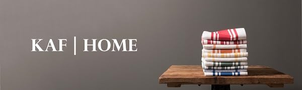 KAF Home Pantry 100% Cotton Checkered Grid Dish Cloths | Set of 6, 12 x 12 Inches | Absorbent and Machine Washable | Perfect for Cleaning Counters, and Any Household Spills - Blue