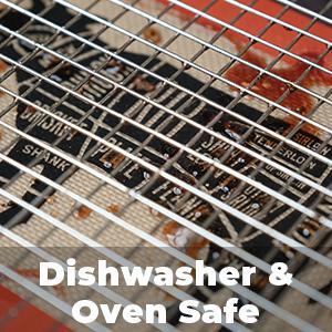 Trinity Provisions Meat Resting Pan - With Wire Rack and Silicone Baking Mat - Dishwasher and Oven Safe Stainless Steel, for Cooking and Cooling Steak, BBQ, Bacon, & More