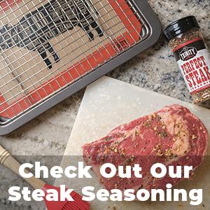 Trinity Provisions Meat Resting Pan - With Wire Rack and Silicone Baking Mat - Dishwasher and Oven Safe Stainless Steel, for Cooking and Cooling Steak, BBQ, Bacon, & More