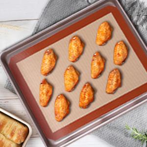 STATINT Non-Stick Silicone Baking Mat, Premium Food Safe - Pack of 2, for Cookie Oven Reusable Mat, 16.5