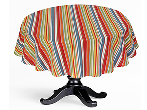 Ruvanti Placemats 100% Cotton 13x19 Inch, Dining Table Placemats Set of 6, Place Mats for Dining Table Decor, Kitchen & Table Linens, Coffee Mat for Christmas Dinners - Multi Stripe