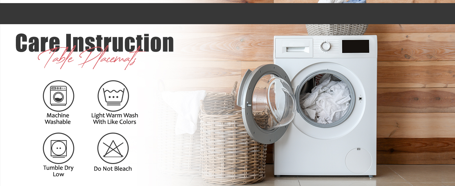 Ruvanti Placemats 100% Cotton 13x19 Inch, Dining Table Placemats Set of 6, Place Mats for Dining Table Decor, Kitchen & Table Linens, Coffee Mat for Christmas Dinners - Multi Stripe