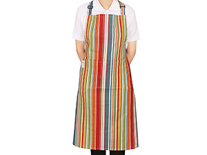 Ruvanti Placemats 100% Cotton 13x19 Inch, Dining Table Placemats Set of 6, Place Mats for Dining Table Decor, Kitchen & Table Linens, Coffee Mat for Christmas Dinners - Multi Stripe