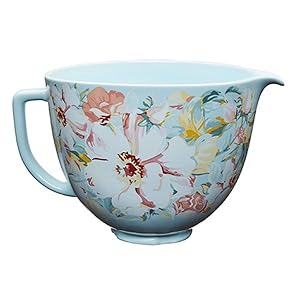 KitchenAid 5 Quart Tilt-Head Glass Bowl with Measurement Markings & Lid - KSM5GB