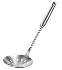 Yimi 16.5 Inch Spider Strainer | Stainless Steel Kitchen Cooking Skimmer with Double Hook Long Handle | Spiral Wire Spoon Ladle with Reinforced Double Coil for Cooking and Frying, Ideal for Gift