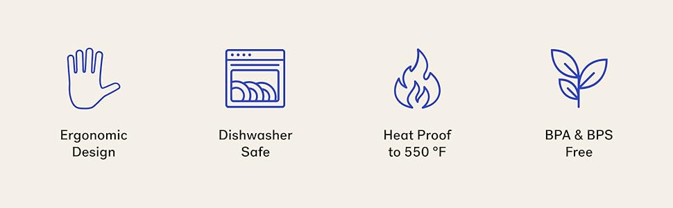 GIR: Get It Right Kitchen Silicone Spatula Turner - Non-Toxic Cooking Utensils for Nonstick Cookware, Cooking and Baking, Mini - 11IN - Slate