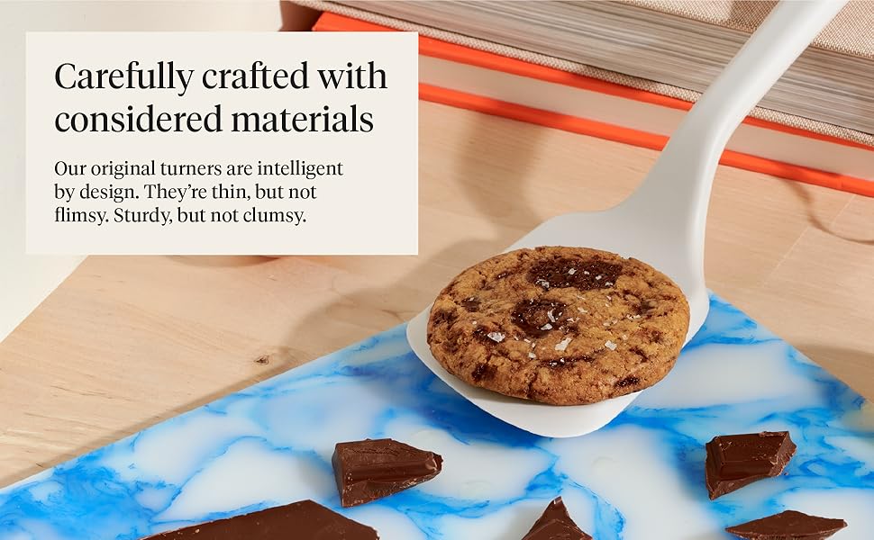 GIR: Get It Right Kitchen Silicone Spatula Turner - Non-Toxic Cooking Utensils for Nonstick Cookware, Cooking and Baking, Mini - 11IN - Slate