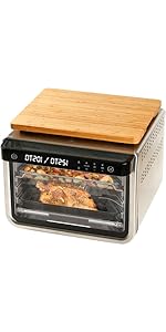 Cutting board Compatible with Breville BOV800XL/845BSS/860BSS Smart Oven Air Fryer, Accessories for Countertop Convection Oven, Heat Resistant Silicone Feet, Creates Storage Space, Protects Cabinets