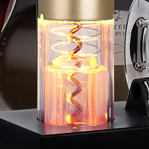 Secura Electric Wine Opener, Automatic Bottle Corkscrew Opener with Foil Cutter, Rechargeable (Champagne Gold)