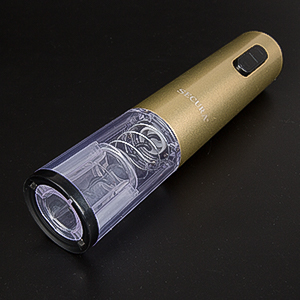 Secura Electric Wine Opener, Automatic Bottle Corkscrew Opener with Foil Cutter, Rechargeable (Champagne Gold)