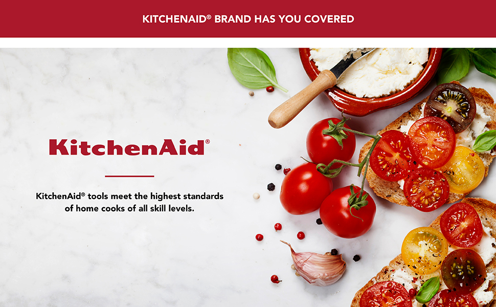 KitchenAid Gourmet Stainless Steel Pizza Wheel with Sharp Blade to Easily Cutting Pizza Crusts, Pies, and more, Finger Guard for Safety and Comfort Grip to Protect Fingers, Dishwasher Safe, Black