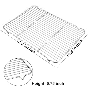 P&P CHEF Cooling Baking Rack Pack of 2, 16.6