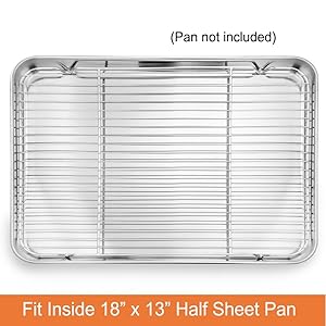 P&P CHEF Cooling Baking Rack Pack of 2, 16.6
