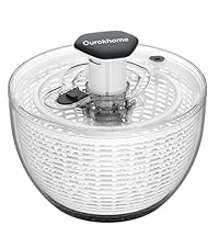 Ourokhome Rotary Cheese Grater Hand Crank, Kitchen Shredder Speed Mandolin Slicer Nuts Grinder with Handle and Drum Blades for Cheese, Vegetable, Walnuts, Chocolate, Potato, Carrot, 3 Blades, White