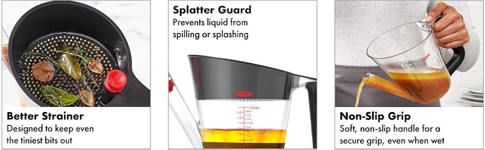 OXO Good Grips 4 Cup Fat Separator, Clear