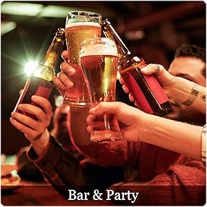 2-Pack Hammer Keychain Bottle Opener and Glove Keychain Bottle Opener, Beer Gifts Bottle Opener for Men, Husband, Dad, Grandpa, Boyfriend