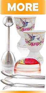 NobleEgg Egg Topper Opener Cracker Tool | Easily Cut and Remove the Top of Soft-Boiled Eggs