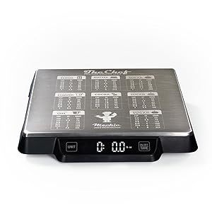 Heavy Duty Digital Kitchen/Food Scale – 33lb Capacity, 1g Accuracy, Perfect for Baking, Cooking & Meal Prep! Easy-to-Read with Large Containers. Bonus: Built in Baking Conversions! Restaurant Grade!