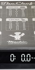 Heavy Duty Digital Kitchen/Food Scale – 33lb Capacity, 1g Accuracy, Perfect for Baking, Cooking & Meal Prep! Easy-to-Read with Large Containers. Bonus: Built in Baking Conversions! Restaurant Grade!