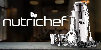 NutriChef Mixology Bartender Cocktail Shaker Set - Includes 15 & 30 oz Stainless Steel Shakers, 6 Bottle Pourers & More - Essential Martini Making Kit - Drink Mixing Set - 15 Piece Cocktail Bar Set