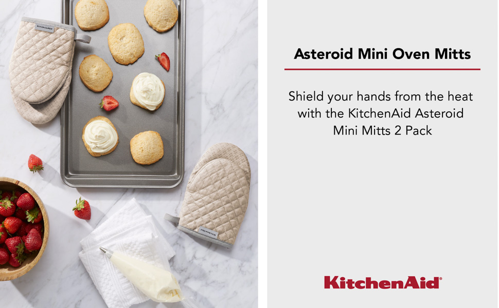 KitchenAid Asteroid Mini Oven Mitt Set, 5.5