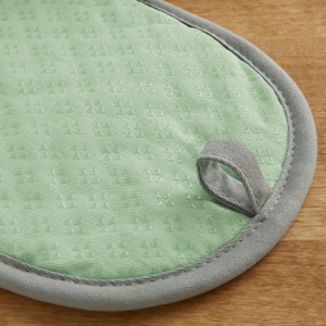 KitchenAid Asteroid Pot Holder 2-Pack Set, Aqua, 6.5