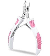 Professional Cuticle Trimmer Nail Cuticle Cutter Stainless Steel Cuticle Nippers with Sharp Blades Clippers Manicure Tools Double Spring for Nail Care Pedicure Nail Tool (Silver)