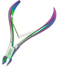 Professional Cuticle Trimmer Nail Cuticle Cutter Stainless Steel Cuticle Nippers with Sharp Blades Clippers Manicure Tools Double Spring for Nail Care Pedicure Nail Tool (Silver)