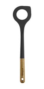 STAUB Tongs, 12.25-inch, Great for Flipping or Turning Foods, Durable BPA-Free Matte Black Silicone, Safe for Nonstick Cooking Surfaces