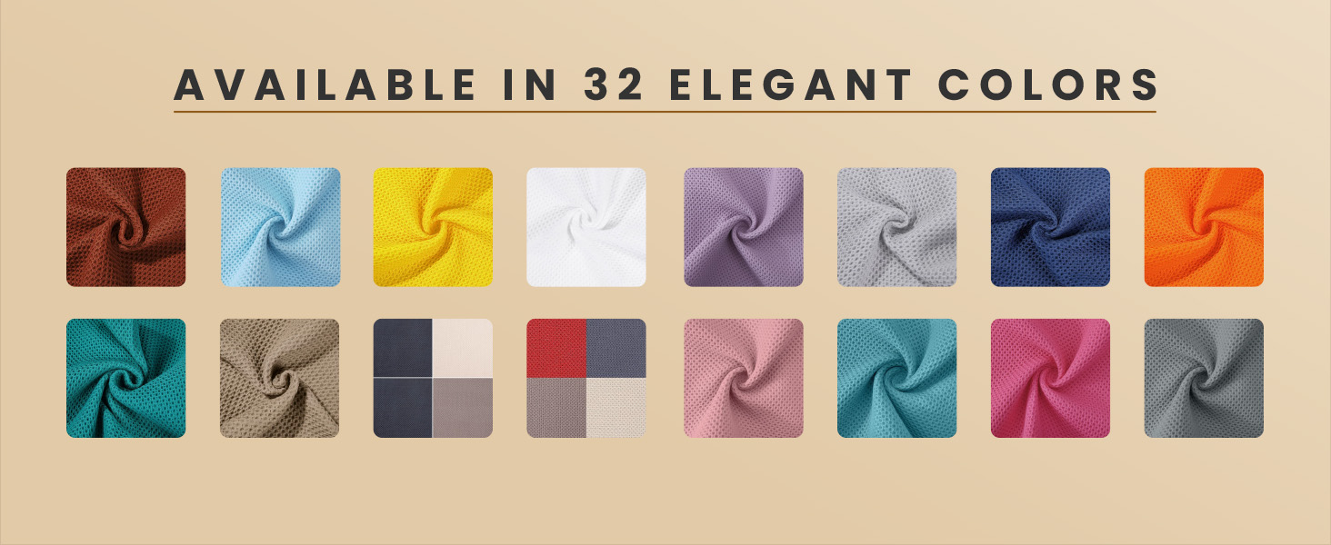 Homaxy 100% Cotton Waffle Weave Kitchen Dish Cloths, Ultra Soft Absorbent Quick Drying Dish Towels, 12 x 12 Inches, 6-Pack, Beige