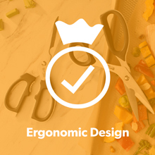 DI ORO Heavy Duty Kitchen Shears - All Purpose - Sharp Scissors for Food, Meat, & Herbs - Stainless Steel Kitchen Shears Heavy Duty & Dishwasher Safe - Bone Cutting Scissors