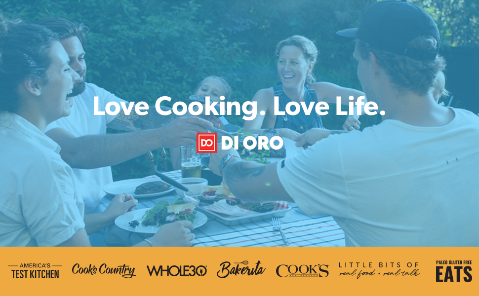 DI ORO Heavy Duty Kitchen Shears - All Purpose - Sharp Scissors for Food, Meat, & Herbs - Stainless Steel Kitchen Shears Heavy Duty & Dishwasher Safe - Bone Cutting Scissors