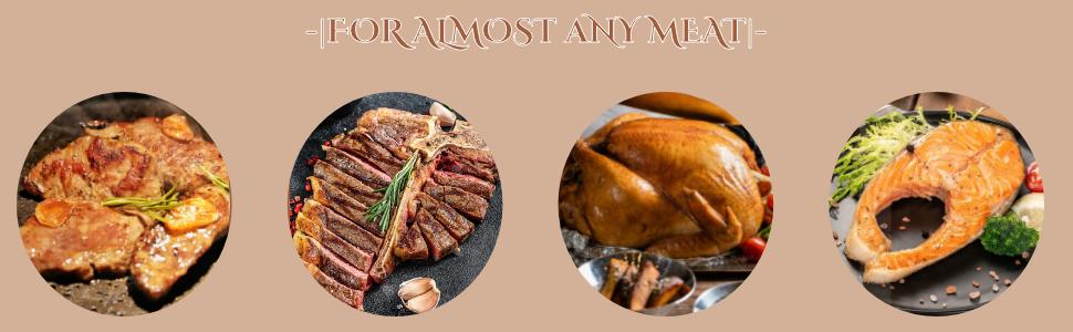 Stainless steel Marinade Meat Injector, Marinade Tenderizer Injector Needle Flavor Syringe Cooking Meat Poultry Turkey Chicken BBQ