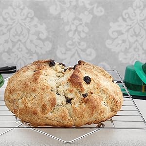 P&P CHEF Cooling Rack, 5-Tier Stainless Steel Stackable Baking Cooking Racks for Cooling Roasting Grilling, Collapsible & Heavy Duty, Oven Safe & Easy Clean, 15