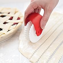 Talisman Designs Silicone Rolling Pin Bands | 8 Piece Set | Ensure Dough Thickness | Baking Accessories | Rolling Pin Thickness Rings