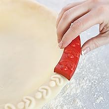 Talisman Designs Silicone Rolling Pin Bands | 8 Piece Set | Ensure Dough Thickness | Baking Accessories | Rolling Pin Thickness Rings