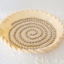 Talisman Designs Silicone Rolling Pin Bands | 8 Piece Set | Ensure Dough Thickness | Baking Accessories | Rolling Pin Thickness Rings