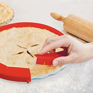 Talisman Designs Silicone Rolling Pin Bands | 8 Piece Set | Ensure Dough Thickness | Baking Accessories | Rolling Pin Thickness Rings