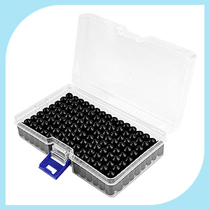 WXJ13 Pack of 200 Pourers Dust Covers with Box, Liquor Bottle Pour Spout Cover Rubber Caps, Black