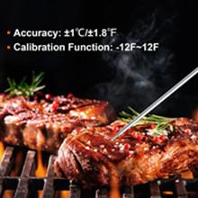 INKBIRD WiFi Meat Thermometer IBBQ-4T, Wireless WiFi BBQ Thermometer for Smoker, Oven | APP Calibration Temp Graph | Mobile Notification Timer Alarm | Rechargeable Digital Grill Thermometer, 4 Probes