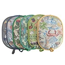 Pot Holders Set of 2 Heat Resistant 480 ℉ Non Slip Clear Silicone Printed Comfortable Cotton Lining Kitchen Women Men Cooking Baking Microwave Machine Washable (Fox, Gray Potholders)