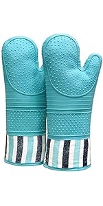 Pot Holders Set of 2 Heat Resistant 480 ℉Non Slip Clear Silicone Printed Comfortable Cotton Lining Kitchen Women Men Cooking Baking Microwave Machine Washable (Rooster, Black Potholders)