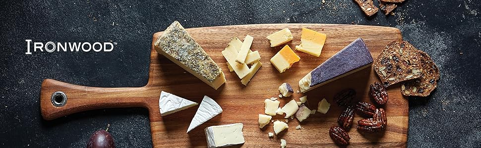 Ironwood Gourmet Acacia Wood Meat Tenderizer, 11.5-inches, Brown